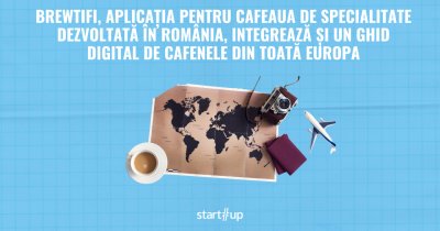 BREWTIFI, aplicația pentru cafeaua de specialitate dezvoltată în România, integrează și un ghid digital de cafenele din toată Europa