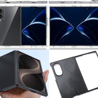 Imagini cu huse Galaxy Z Fold 8 Wide oferă indicii despre noul design Samsung