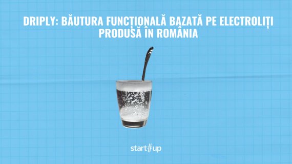 Driply: mixul pentru băuturi funcționale bazat pe electroliți și produs în România