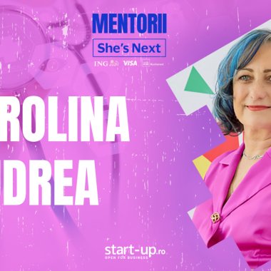 Mentorii She’s Next | Carolina Udrea: ”să fii femeie nu e o piedică, dar e greu să răzbați în afaceri pentru că ești ținută la distanță”