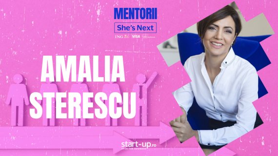 Mentorii She’s Next | Amalia Sterescu: ”multe antreprenoare funcționează ani întregi în mod de supraviețuire și uită să construiască și pentru ele”