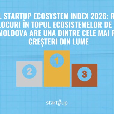 România urcă 4 locuri în topul ecosistemelor de startup-uri. Moldova are una dintre cele mai rapide creșteri din lume