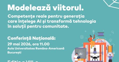 10 proiecte dezvoltate de elevi cu AI, robotică și imprimare 3D intră în finala 3DUTECH 2026