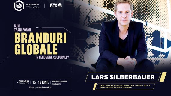 Lars Silberbauer, câștigător Emmy și lider global în marketing, vine la Bucharest Tech Week 2026