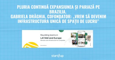 Pluria, startup românesc care a devenit infrastructura de lucru pentru echipe din Ciudad de México, Bogotá și Buenos Aires, pariază pe Brazilia
