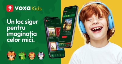 Voxa Kids - povești și audiobooks pentru copii în platforma Voxa