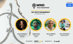 Primii speakeri la Mind your Business 2026: Laura Sardescu, Andrei Șoșa, Gelu Duminică și Nicu Ștefănuță