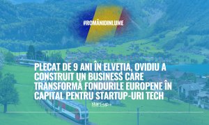 Plecat de 9 ani în Elveția, Ovidiu a construit un business care transformă fondurile europene în capital pentru startup-uri tech | Români din lume