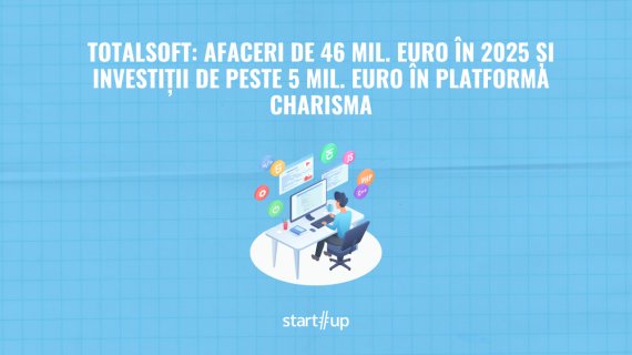 TotalSoft: afaceri de 46 mil. euro în 2025 și investiții de peste 5 mil. euro în platforma Charisma
