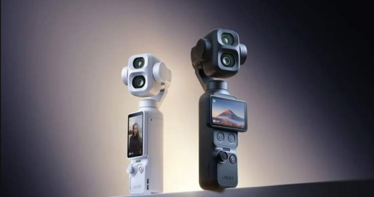 DJI Osmo Pocket 4P este camera portabilă ce rivalizează cu Insta360