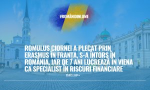 A plecat prin Erasmus în Franța, s-a întors în România, iar de 7 ani lucrează în Viena ca specialist în riscuri financiare | Români din lume