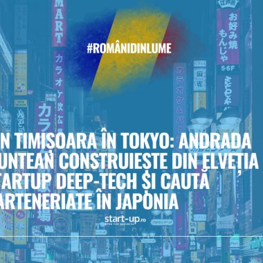 Din Timișoara în Tokio: Andrada Muntean construiește din Elveția un startup deep-tech și caută parteneriate în Japonia | Români din lume