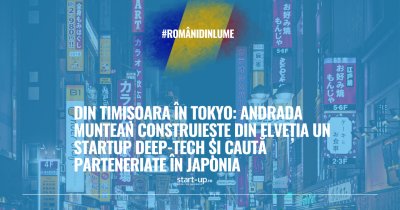 Din Timișoara în Tokio: Andrada Muntean construiește din Elveția un startup deep-tech și caută parteneriate în Japonia | Români din lume