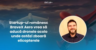 Startup-ul românesc BraveX Aero construiește drone pentru misiuni pe care astăzi le fac elicopterele