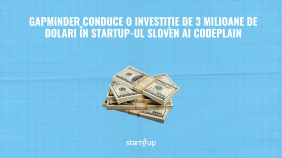 GapMinder conduce o investiție de 3 milioane de dolari în startup-ul sloven AI Codeplain
