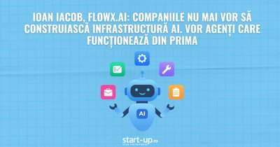 Ioan Iacob, FlowX.AI: Companiile nu mai vor să construiască infrastructură AI. Vor agenți care funcționează din prima
