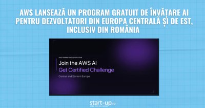 AWS oferă dezvoltatorilor din România acces gratuit timp de trei luni la cursuri de AI și machine learning