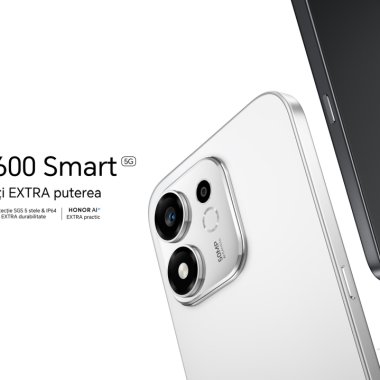 HONOR 600 Smart 5G se lansează în România cu baterie de 7.700 mAh și funcții AI
