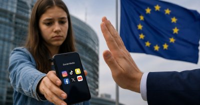UE pregătește restricții de vârstă pentru accesul copiilor la platformele de socializare