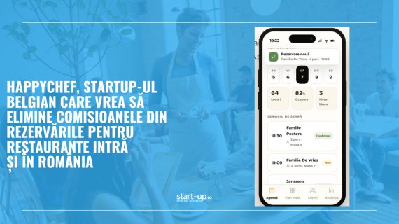 Startup-ul belgian care vrea să elimine comisioanele din rezervările pentru restaurante intră și în România