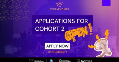 Vest Ventures: înscrieri deschise pentru a doua cohortă. Aplică cu startup-ul tău