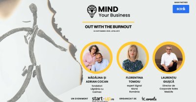 Speakeri noi la Mind your Business: fondatorii Lăptăria cu Caimac și semnatarii unui parteneriat de wellbeing pentru companii