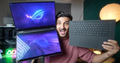 REVIEW ASUS ROG Zephyrus Duo 2026:  primul laptop cu două ecrane de 16 inch din lume. Merită banii?