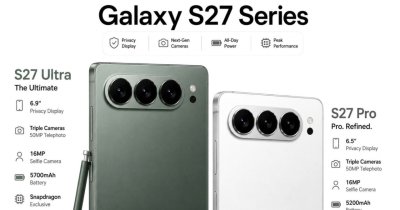 Schițele pentru Samsung Galaxy S27 Ultra și S27 Pro indică o schimbare de design pentru camere