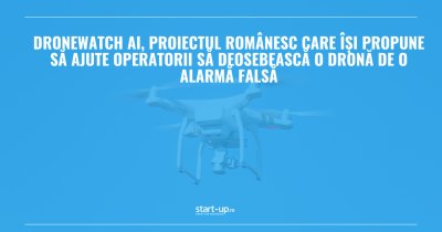 DroneWatch AI, proiectul românesc care își propune să ajute operatorii să deosebească o dronă de o alarmă falsă
