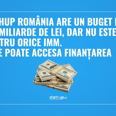 TechUp România are un buget de 5,3 miliarde de lei, dar nu este pentru orice IMM. Cine poate accesa finanțarea