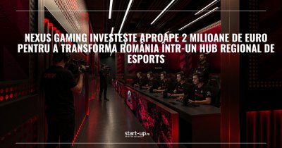 Nexus Gaming pariază 1,85 milioane de euro pe industria de esports din România