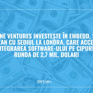 Underline Ventures investește în Embedd, startup ucrainean care accelerează integrarea software-ului pe cipuri. Runda de 2,7 mil. dolari