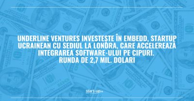 Underline Ventures investește în Embedd, startup ucrainean care accelerează integrarea software-ului pe cipuri. Runda de 2,7 mil. dolari
