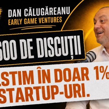 Business Room Podcast | Dan Călugăreanu, Early Game Ventures. Cum poate ieși un startup din "Valea Morții"