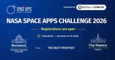 Înscrieri deschise la NASA Space Apps Challenge până pe 13 noiembrie