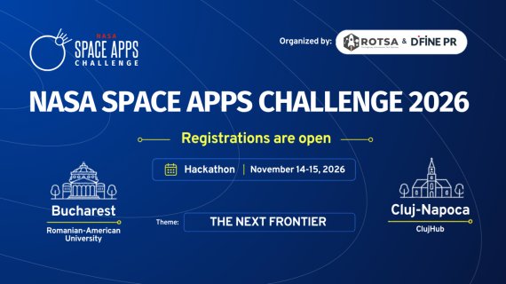 Înscrieri deschise la NASA Space Apps Challenge până pe 13 noiembrie