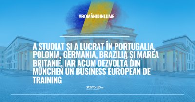 A plecat din România cu Erasmus în 2002 și a lucrat pe trei continente. Acum dezvoltă din Germania Mind Training | Români din lume
