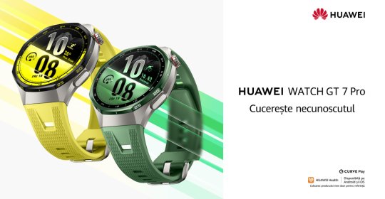 Huawei launches the new Watch GT 7 smartwatch series in Romania