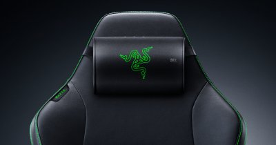Razer lansează o pernă care e și boxă Bluetooth pentru scaunul tău de gaming