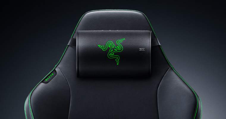 Razer lansează o pernă care e și boxă Bluetooth pentru scaunul tău de