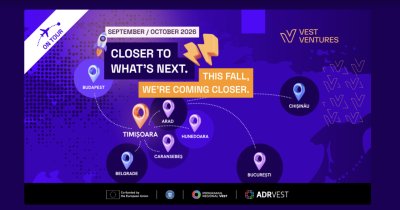 Vest Ventures pleacă în turneu. Unde te poți întâlni cu viitorii tăi investitori