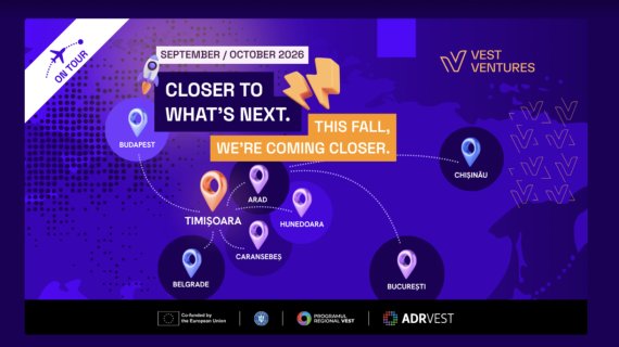 Vest Ventures pleacă în turneu. Unde te poți întâlni cu viitorii tăi investitori