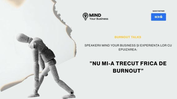 <span class="title-highlight">Burnout talks</span> | speakerii Mind your business și experiența lor cu epuizarea: ”nu mi-a trecut frica de burnout”