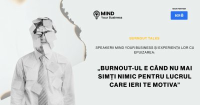 <span class="title-highlight">Burnout talks</span> | speakerii Mind your Business și experiența lor cu epuizarea: „Burnout-ul nu este vreo decorație pe care să ți-o așezi în piept”