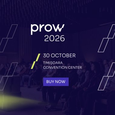 Experiența bate AI-ul: despre un product management cu valoare la PROW Conference, pe 30 octombrie, la Timișoara
