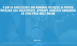 9 din 10 adolescenți din România folosesc AI pentru învățare sau creativitate. Aproape jumătate consideră că stau prea mult online