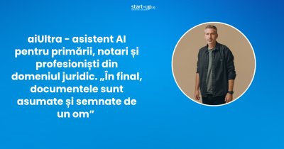 aiUltra - asistent AI pentru primării, notari și profesioniști din domeniul juridic. „În final, documentele sunt asumate și semnate de un om”