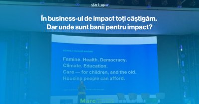 În business-ul de impact toți câștigăm. Dar unde sunt banii pentru impact?
