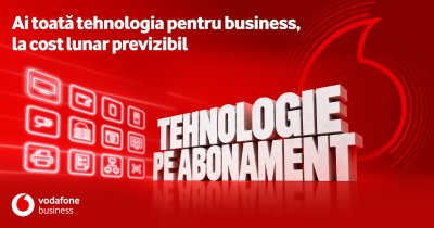 Vodafone Business lansează Tehnologie pe Abonament: echipamente, conectivitate, securitate și servicii profesionale într-un singur abonament lunar