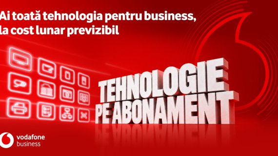 Vodafone Business lansează Tehnologie pe Abonament: echipamente, conectivitate, securitate și servicii profesionale într-un singur abonament lunar
